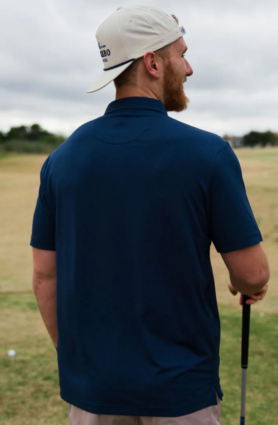 Burlebo Performance Polo - Heather Navy