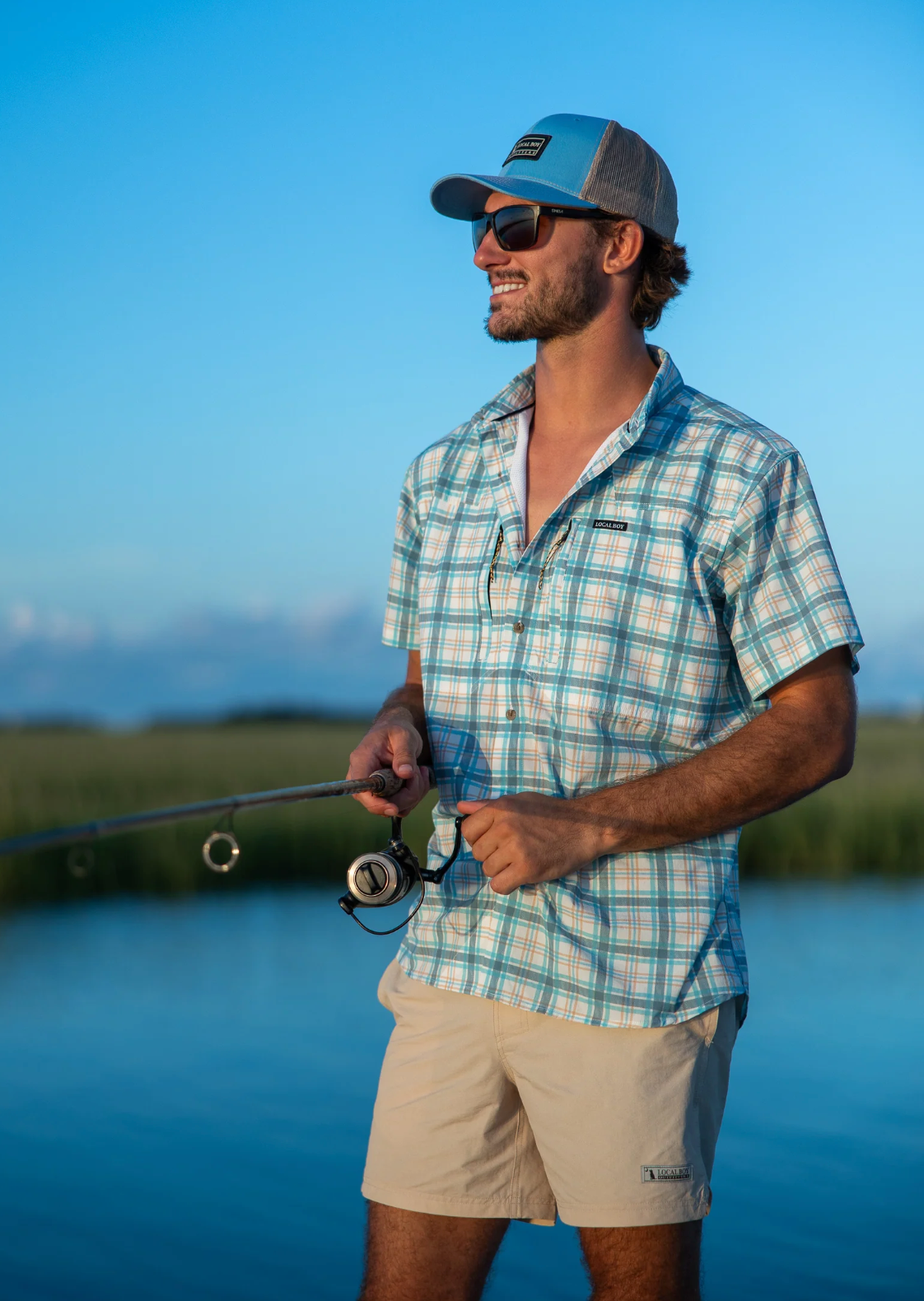 Local Boy Hutto Backcountry Fishing Shirt