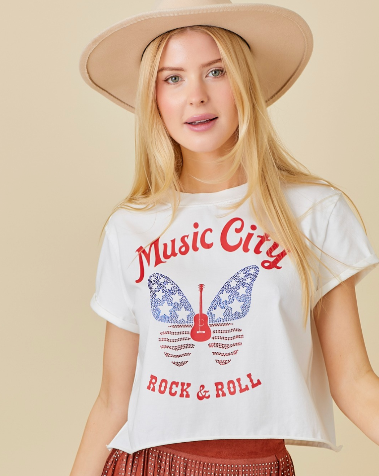 Rock & Roll Graphic T-Shirt