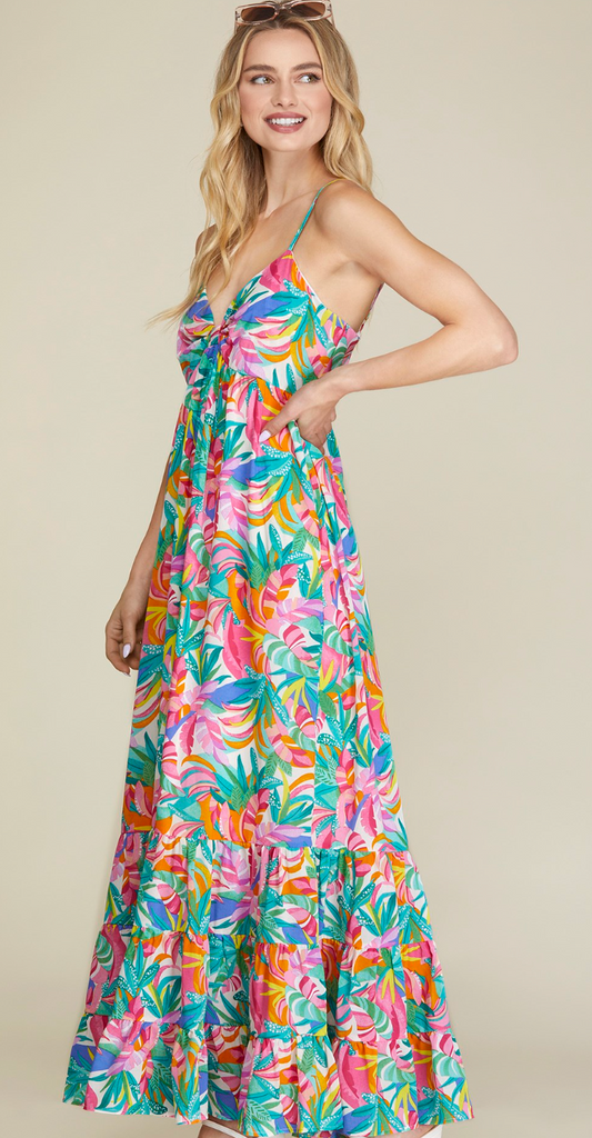 Perfect Flowered Maxi Dress