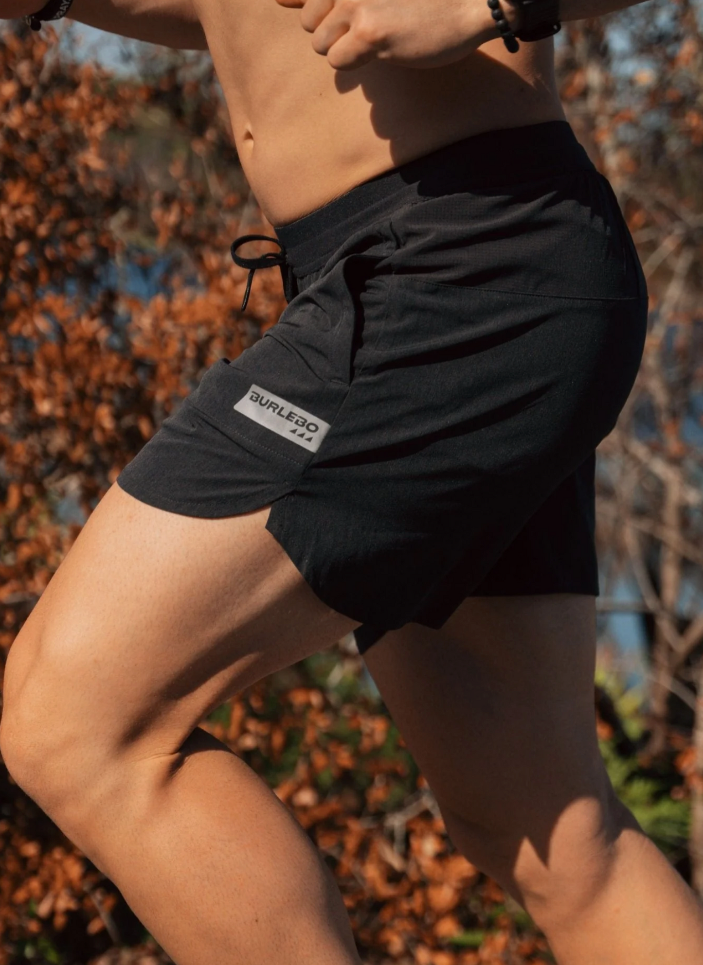 Burlebo Running Short - Black