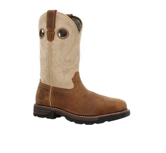 GEORGIA BOOT CARBO-TEC FLX 11" ALLOY TOE PULL ON WORK BOOT