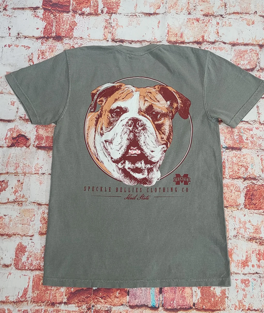 MSU Circle Bulldog Tee