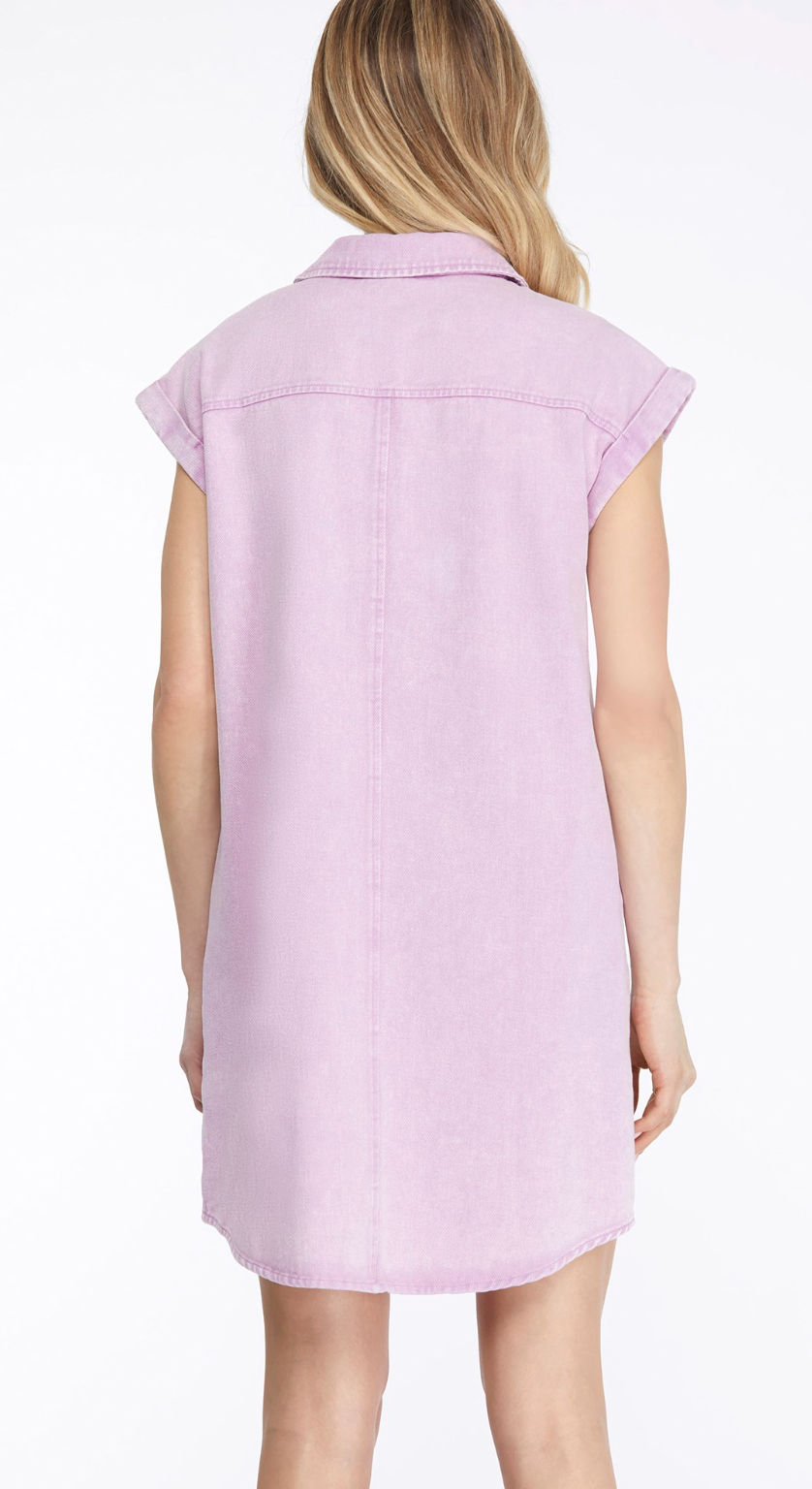 Washed Mineral Shirt Dress