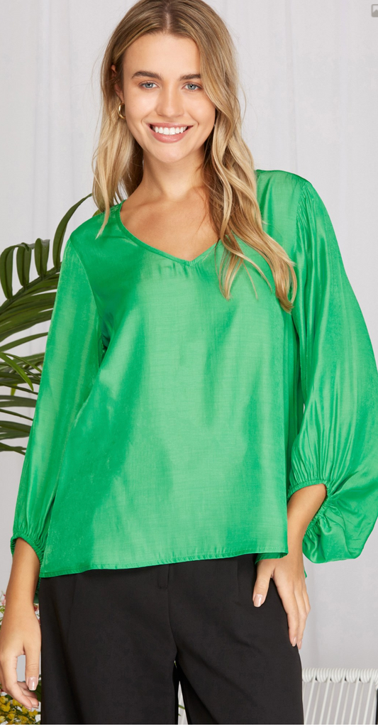 Flattering Flowy Sleeve Top