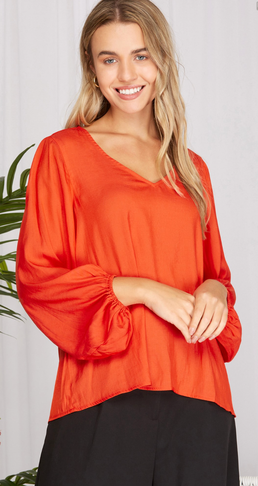 Flattering Flowy Sleeve Top