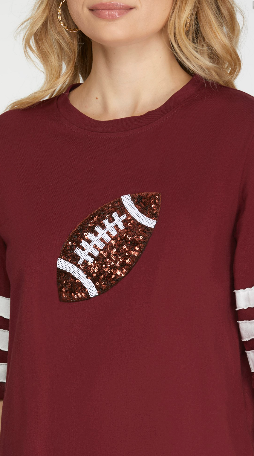 Game Day Sequin Football Dress