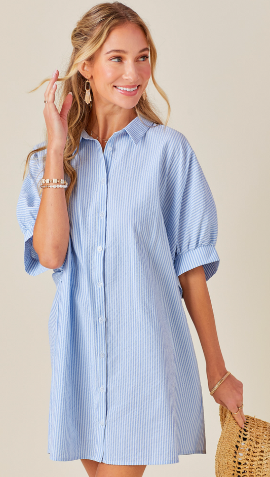 Oversized Button Down Dress