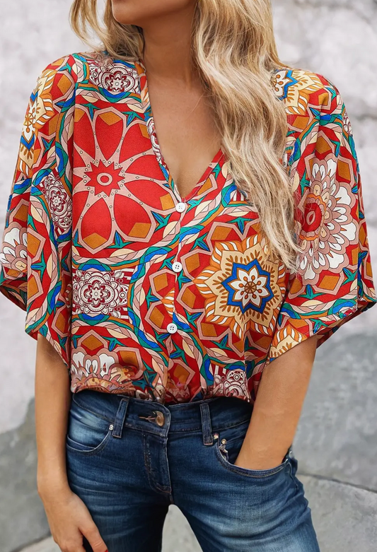 Floral Print Top