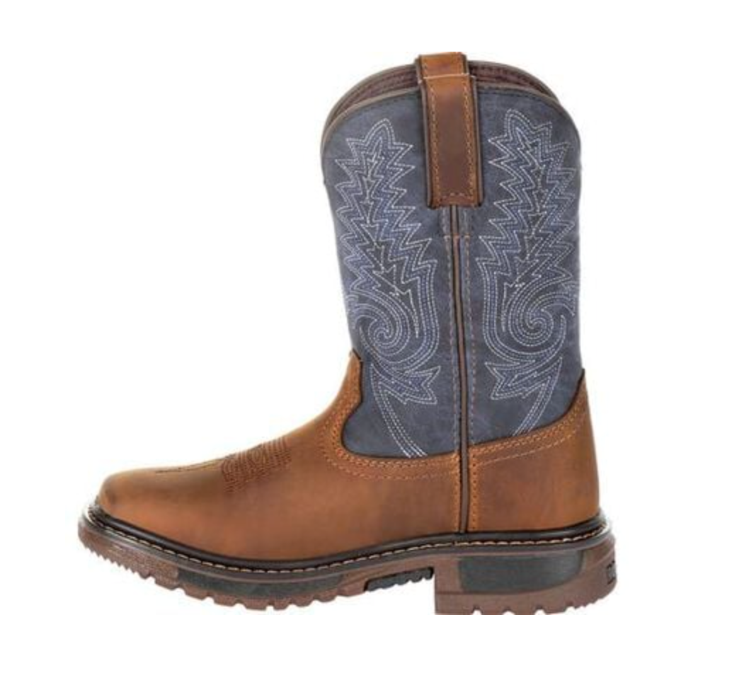 ROCKY BIG KIDS' RIDE FLX WESTERN BOOT