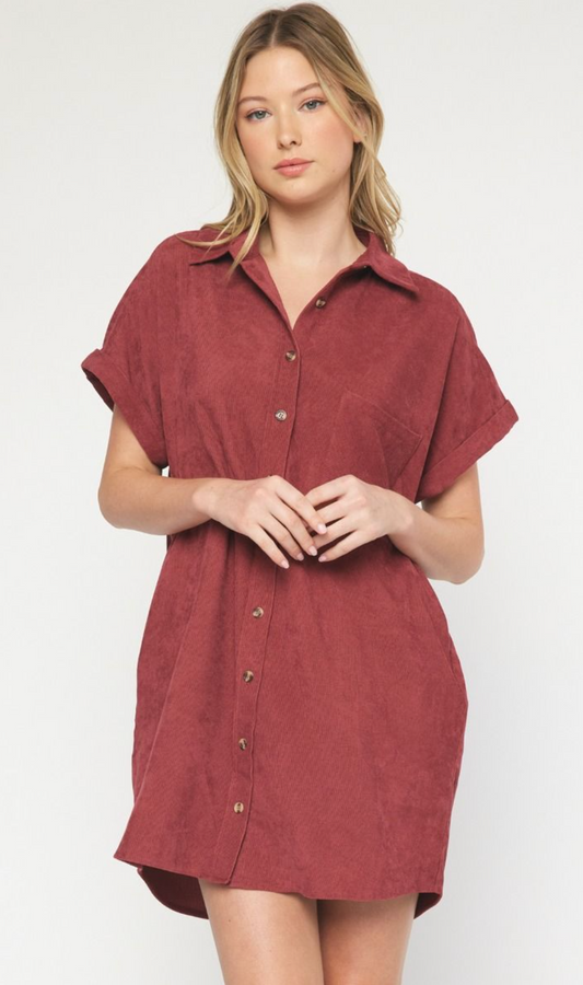 The Fall Corduroy Dress