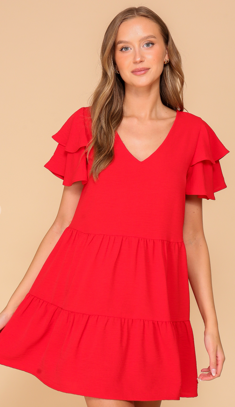 Flowy Game Day Babydoll Dress