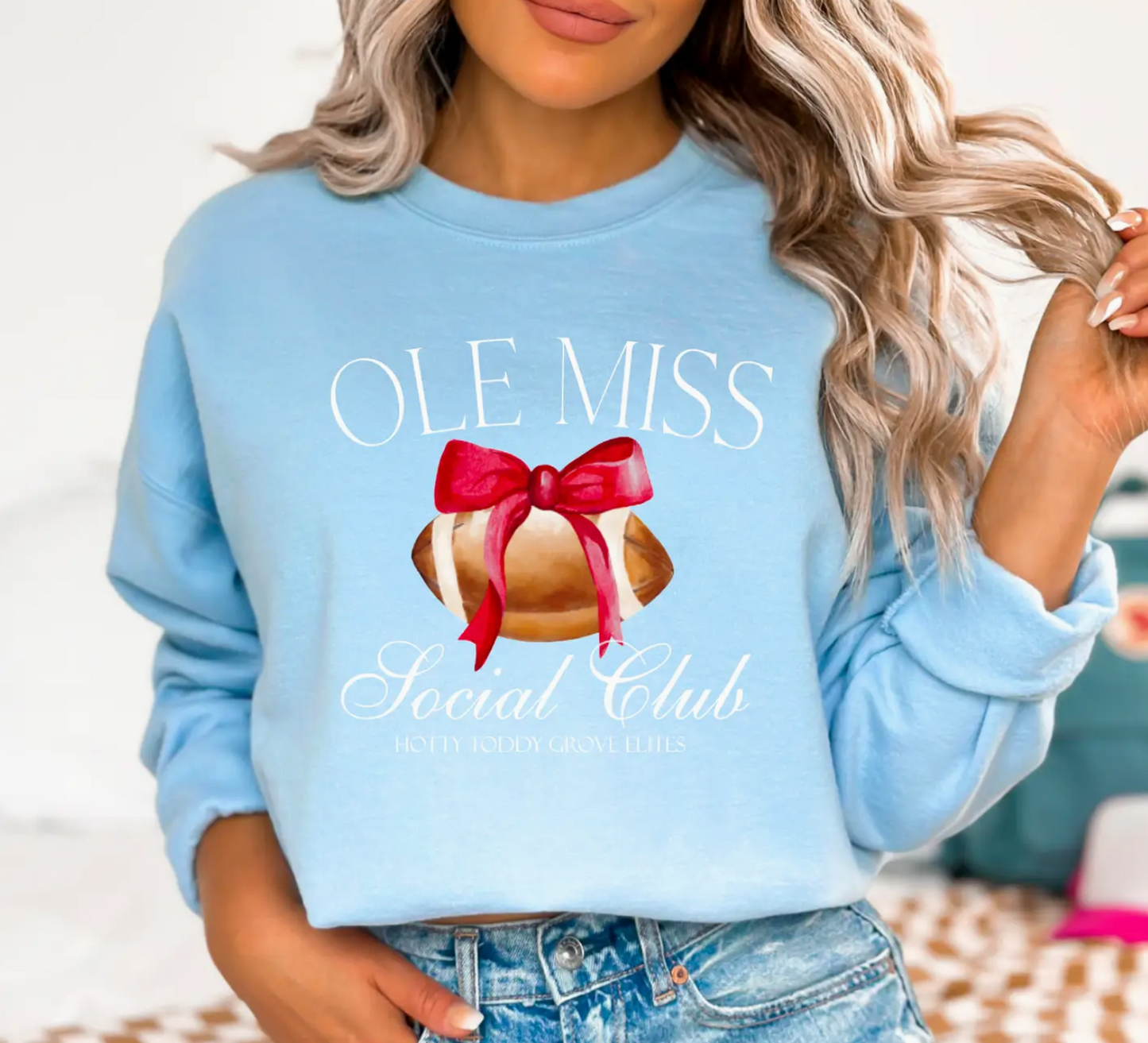 Ole Miss Social Club Football Sweatshirt