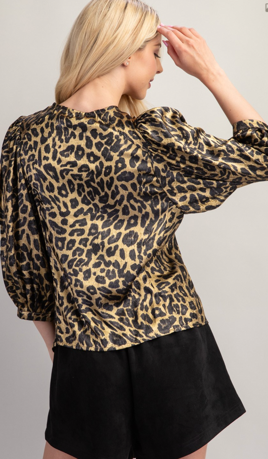 Animal Print Blouse