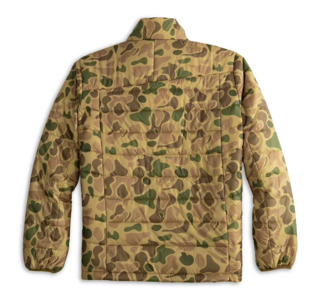 Open Country Down Jacket: Heybo Traditions Camo