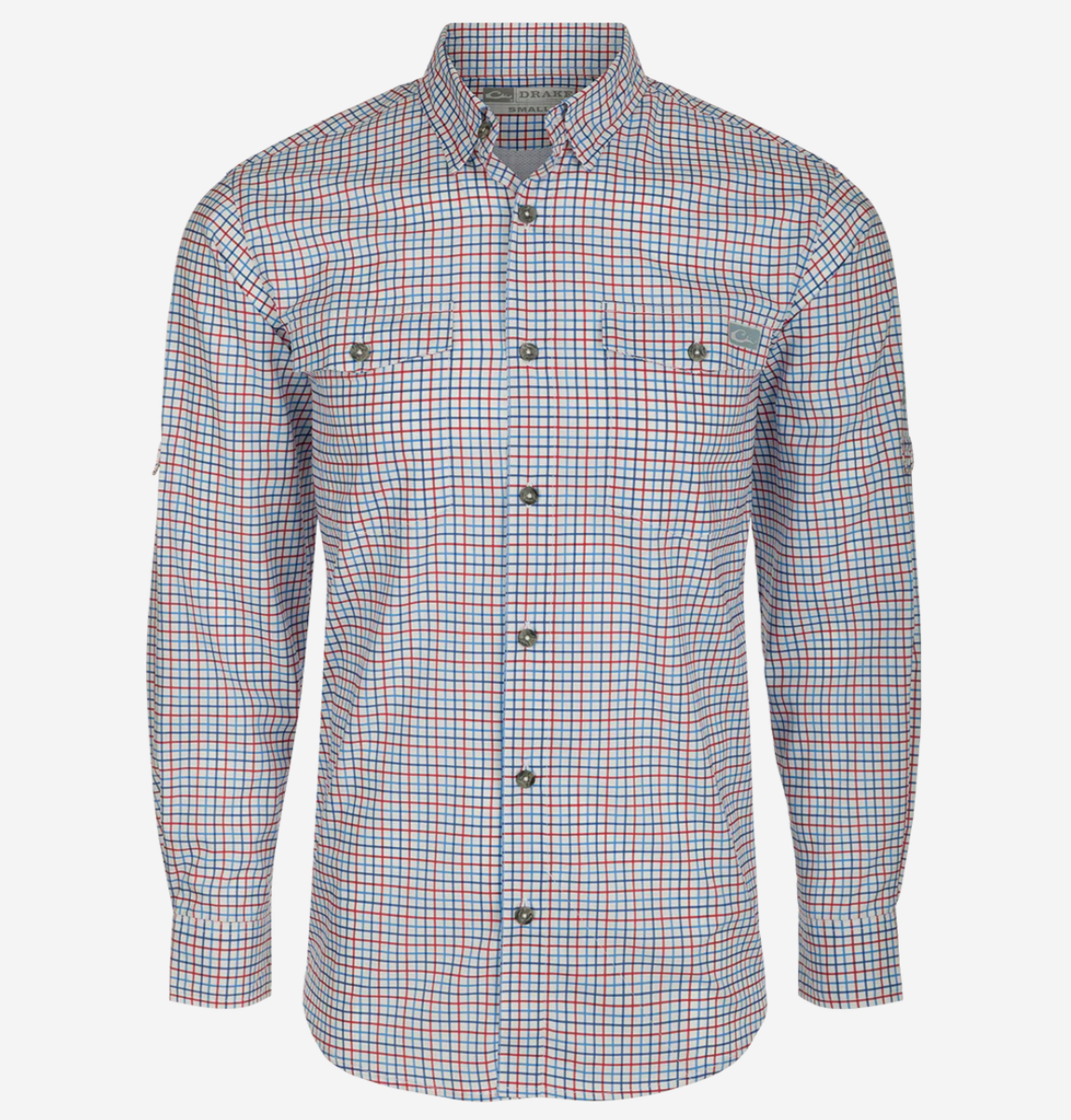 Frat Tattersall Button-Down Long Sleeve Shirt