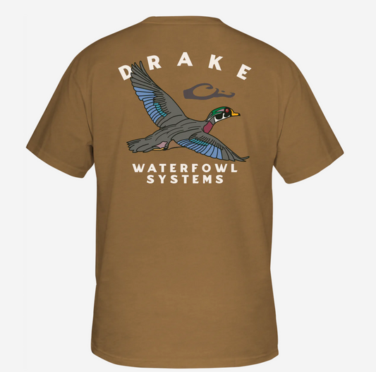 Retro Wood Duck T-Shirt