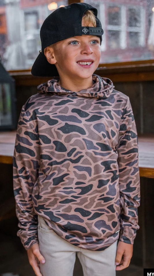 Youth Performance Hoodie - Gauge Camo