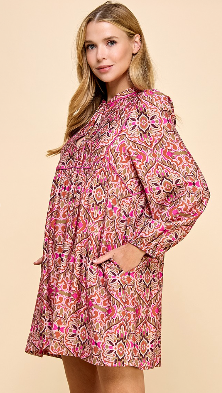 Stunning Abstract Printed Dress