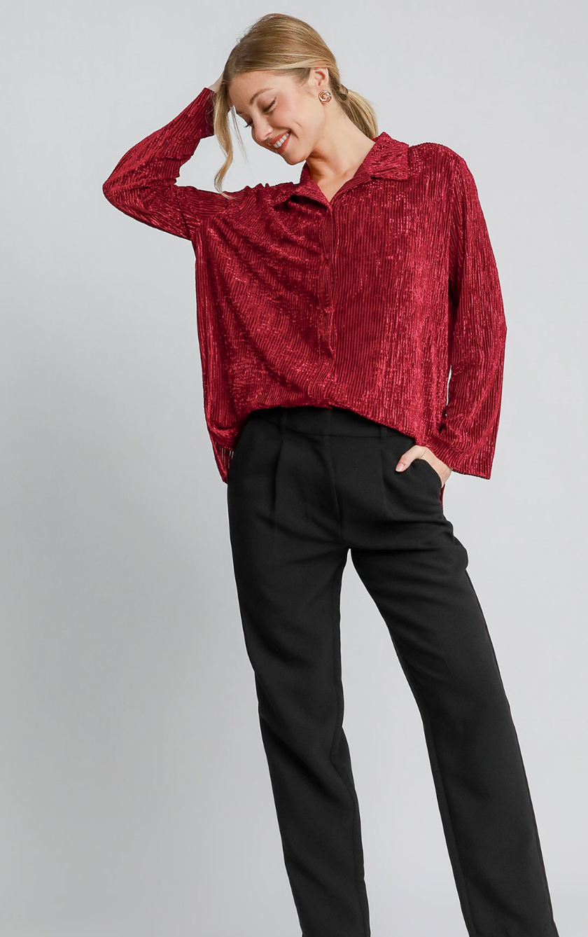 Luxurious Velvet Shirt