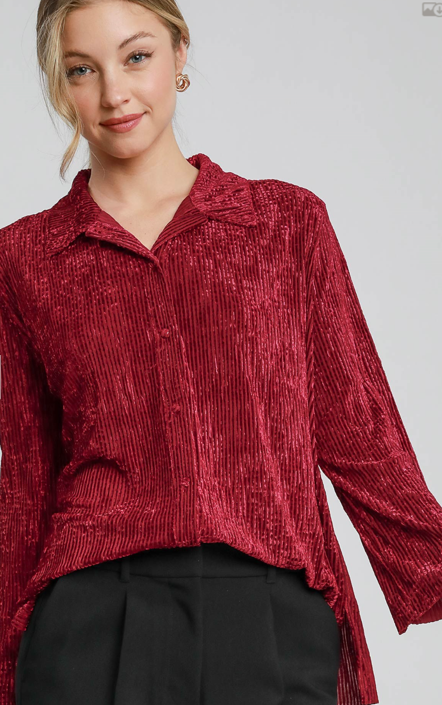 Luxurious Velvet Shirt