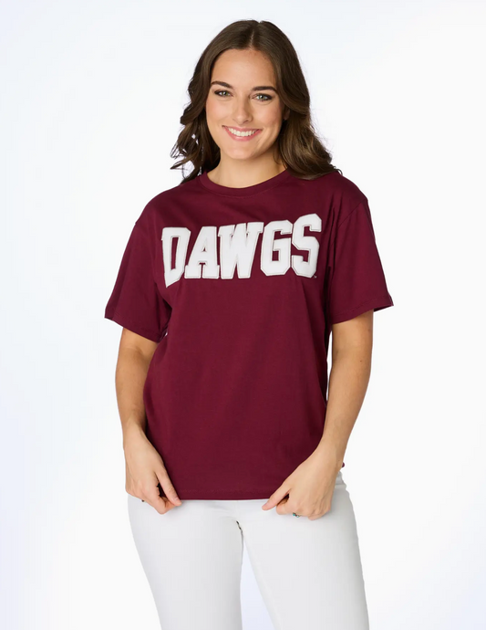 The Dawgs Varsity Boyfriend Tee | Mississippi State