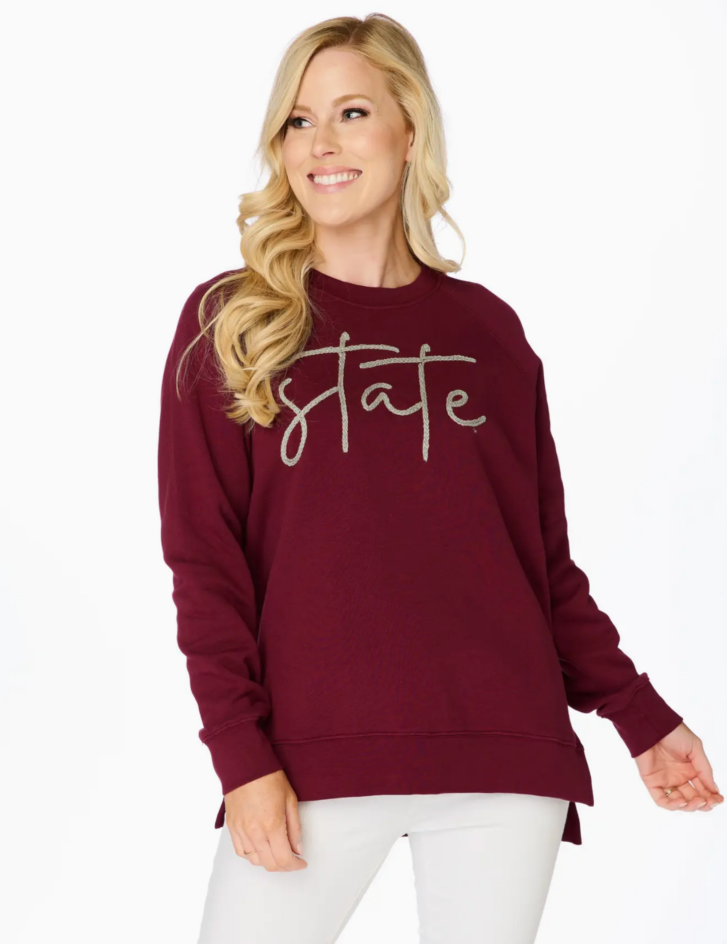 The State Embroidered Pullover