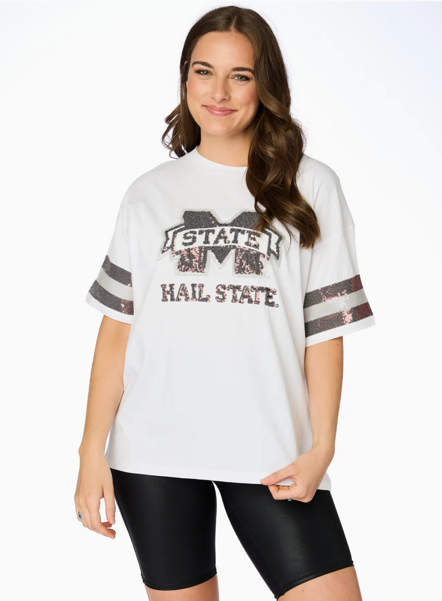 The Hail State Sequin Grand Tee