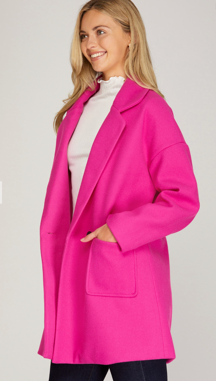 Pretty In Pink Coat