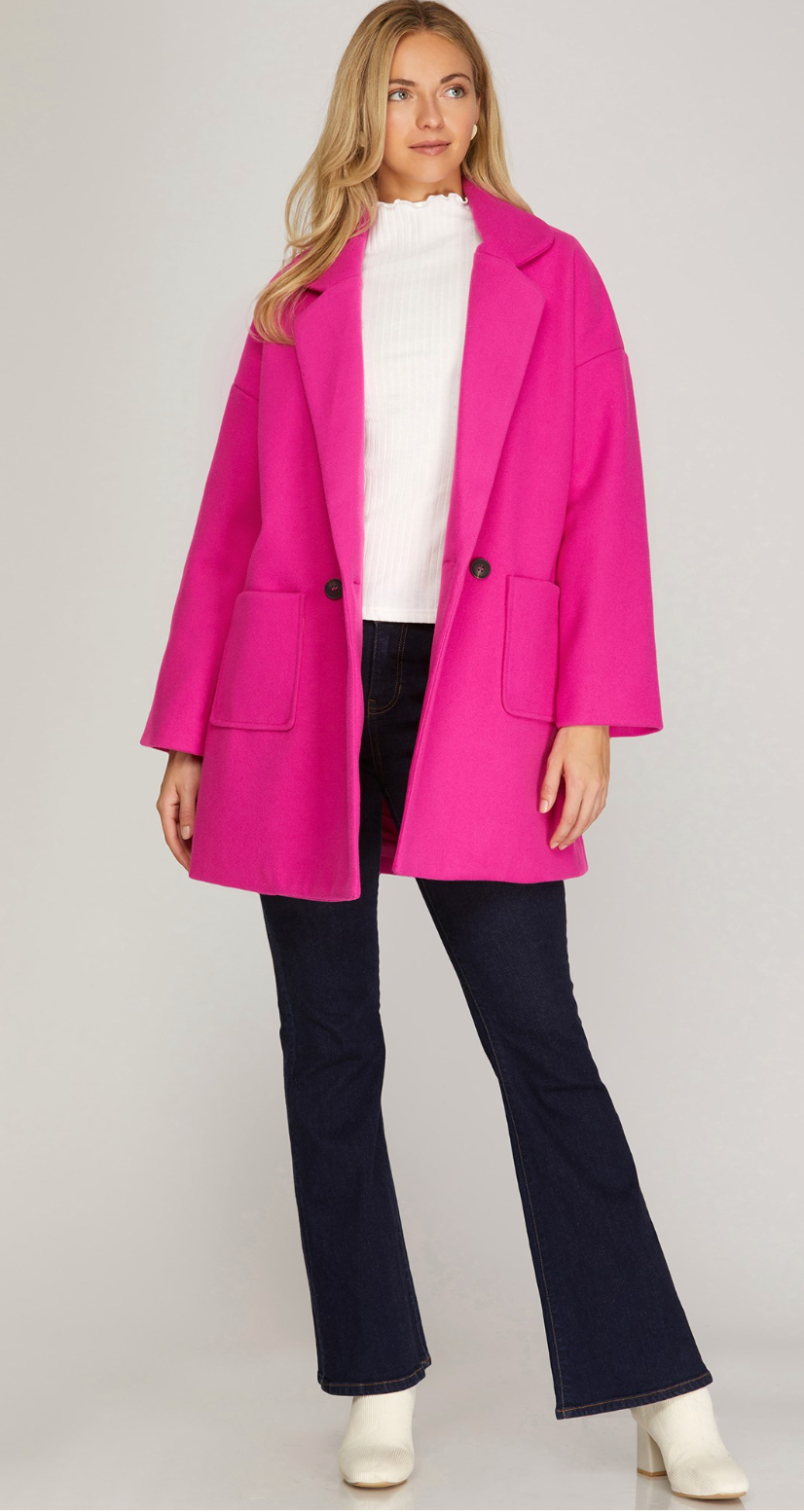 Pretty In Pink Coat