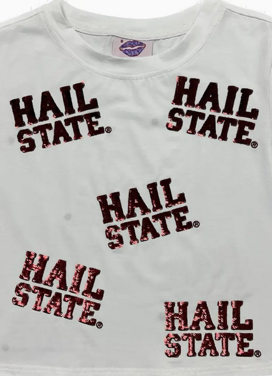 Hail State Takeover Crop Top