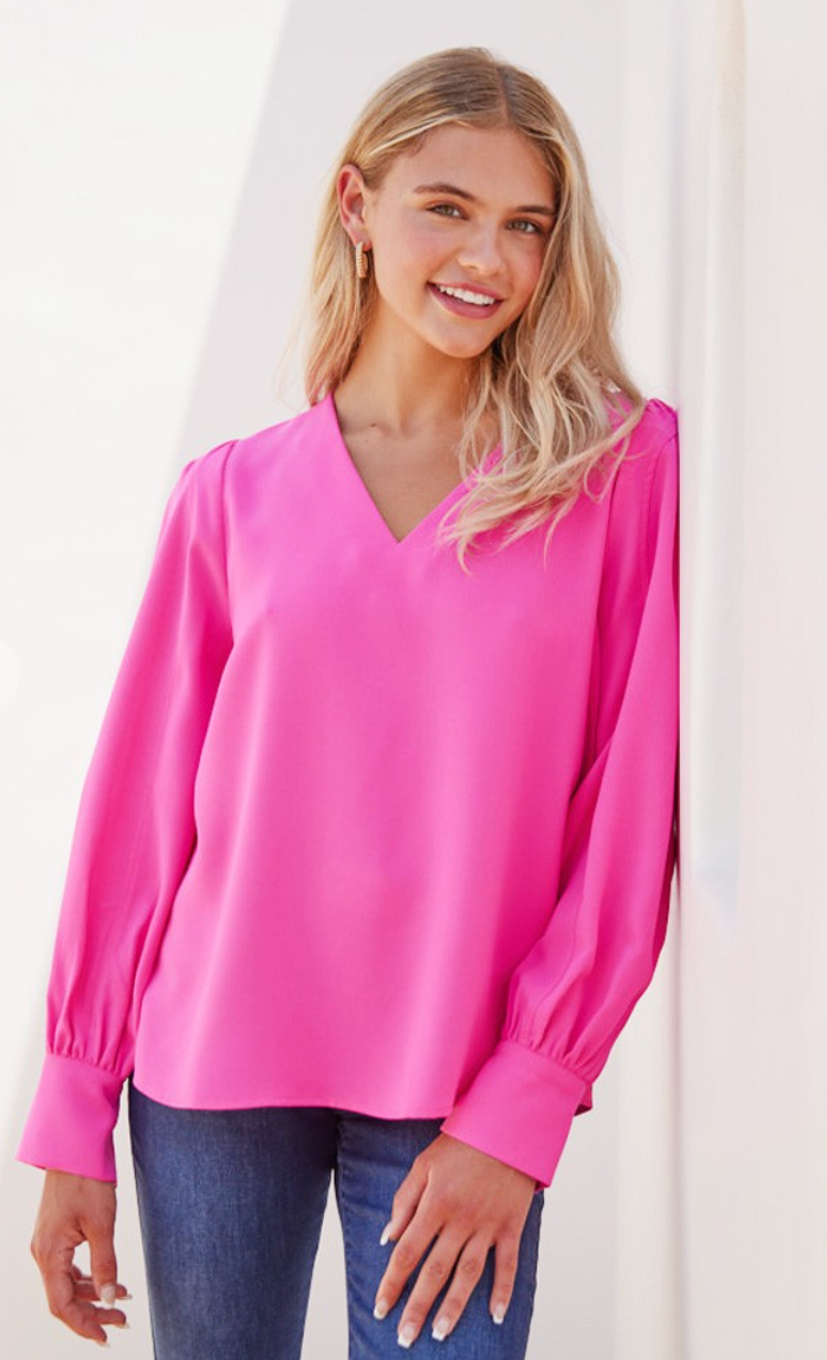 Flattering V-Neck Versatile Top