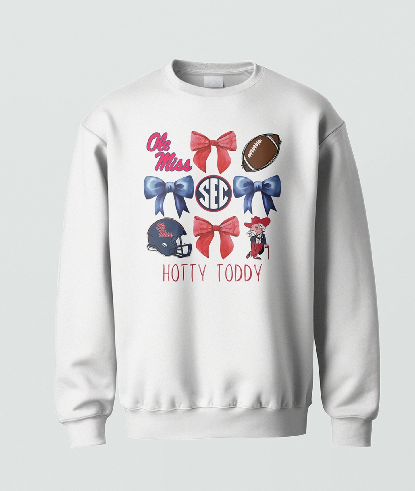 Ole Miss Game Day Bow Sweatshirt