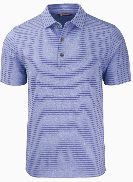 Cutter & Buck Forge Eco Heather Stripe Mens Polo