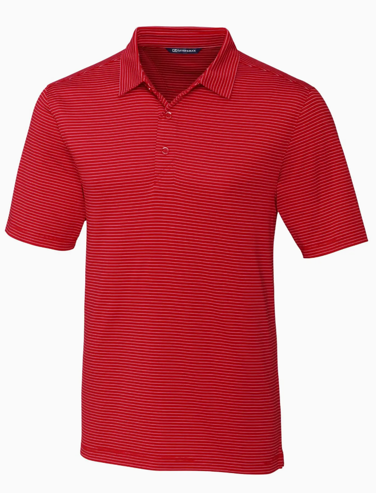 Cutter & Buck Forge Pencil Stripe Stretch Mens Polo