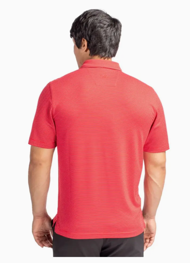 Cutter & Buck Forge Pencil Stripe Stretch Mens Polo