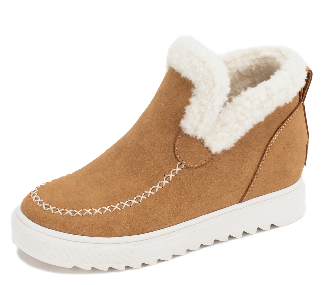 Moritz Shearling Wedge Sneaker