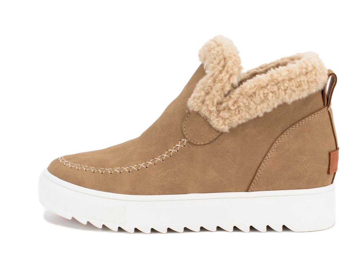 Moritz Shearling Wedge Sneaker