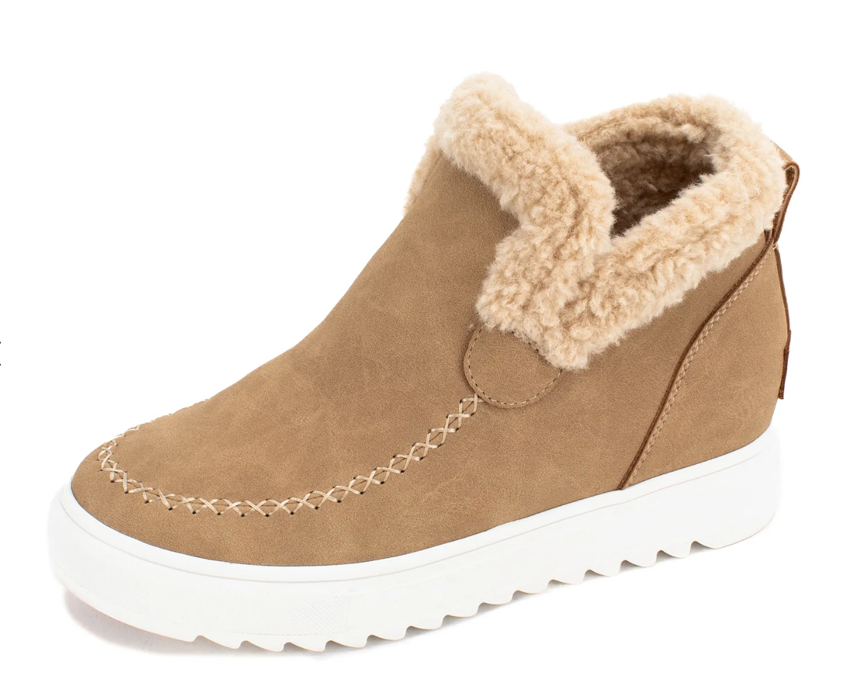 Moritz Shearling Wedge Sneaker