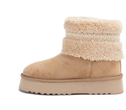 Hiraya Shearling Flatform Boot