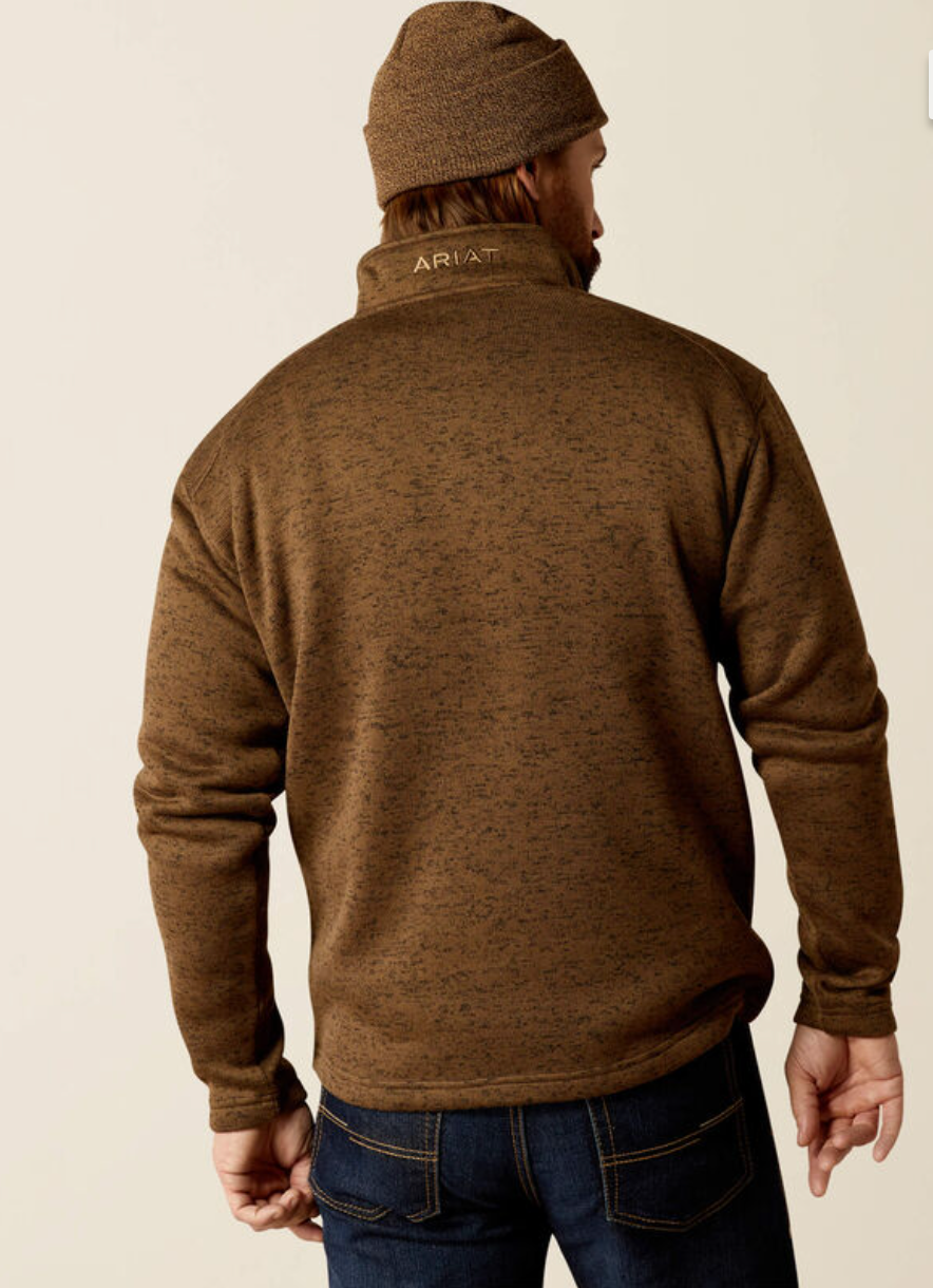 Caldwell Logo 1/4 Zip Sweater