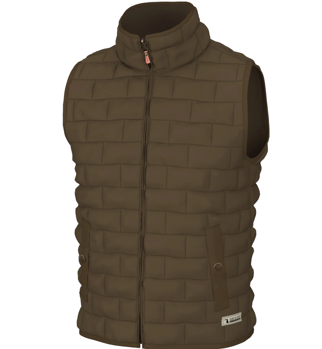 Brick Quilted Vest