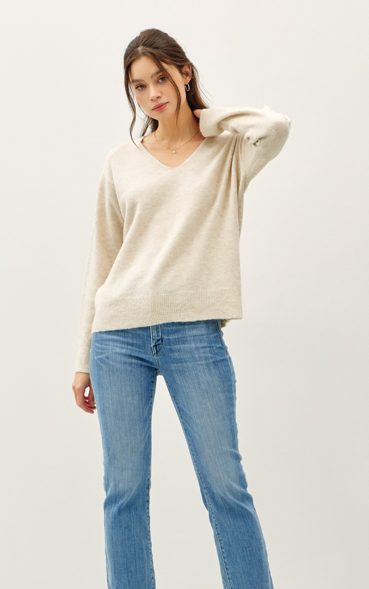 Flattering V-Neck Sweater