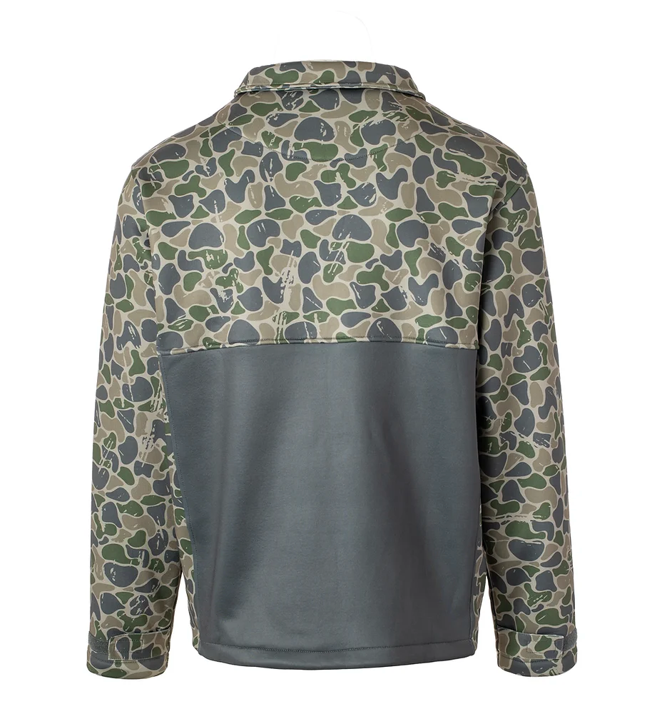 Backwoods Camo Quarter Zip Fleece