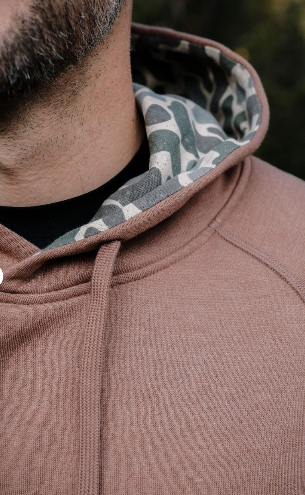 Fleece Hoodie - Heather Brown