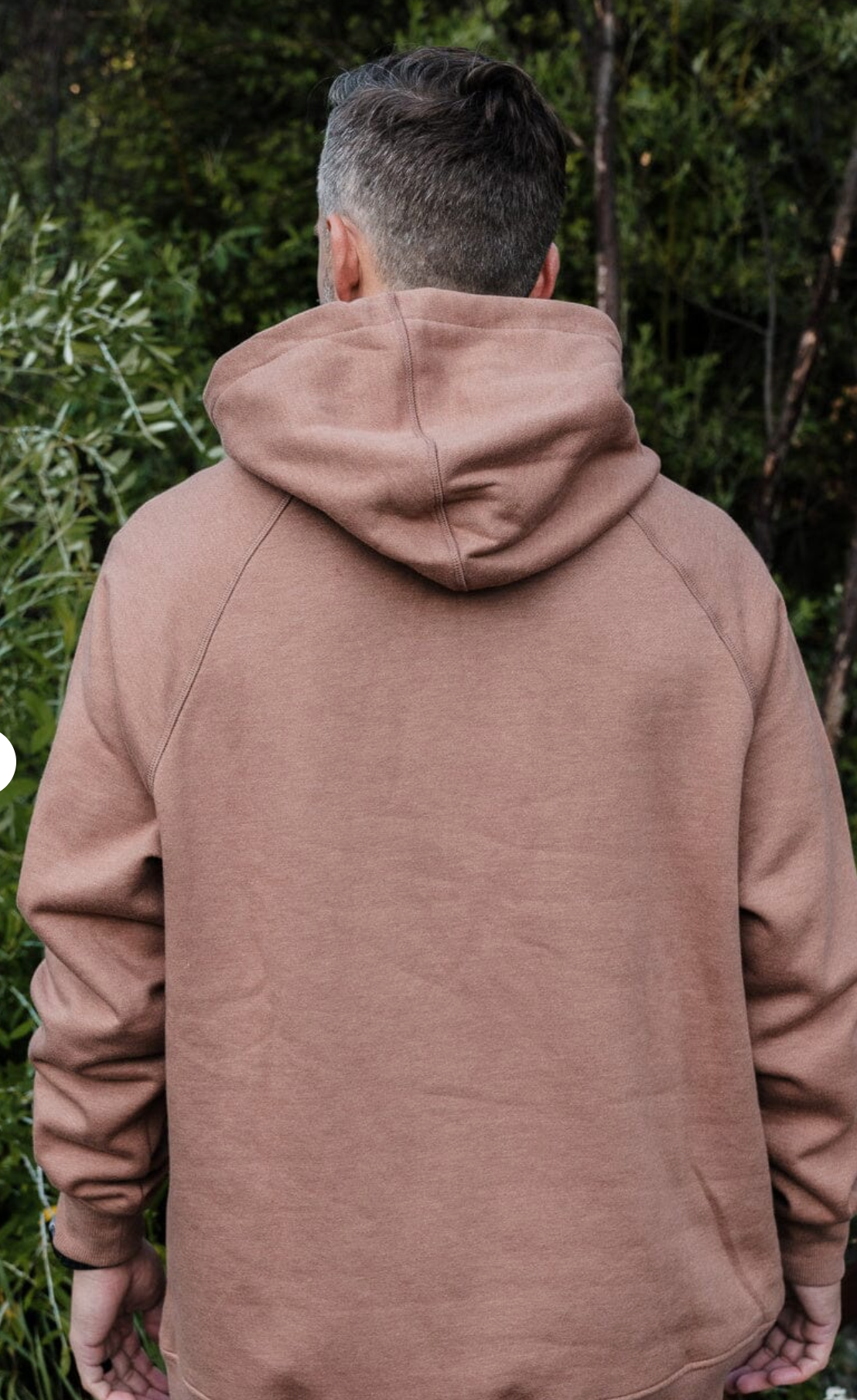 Fleece Hoodie - Heather Brown