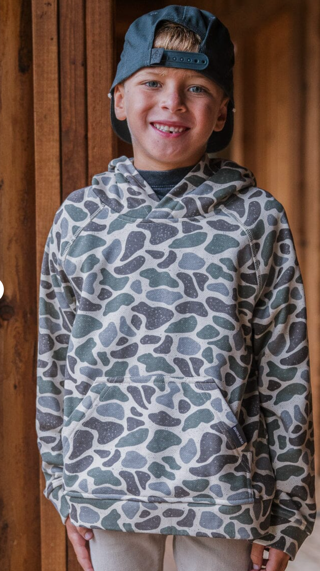 Youth Fleece Hoodie - Classic Deer Camo