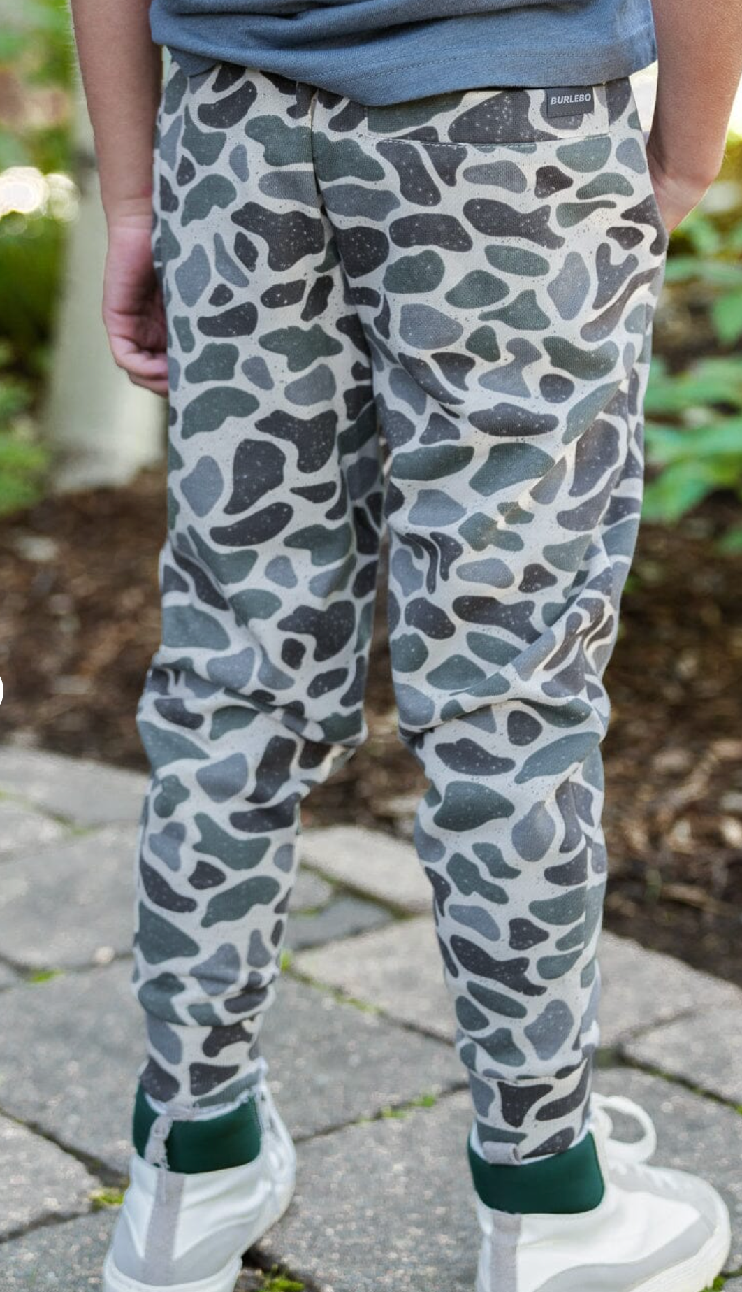 Youth Fleece Jogger - Classic Deer Camo