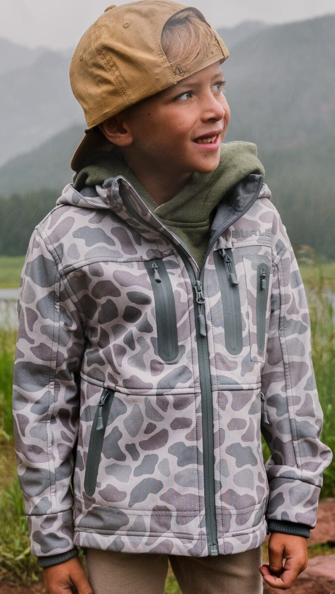 Youth Challenger Jacket - Classic Deer Camo