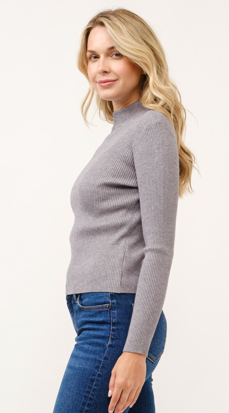 Flattering Ribbed Sweater